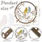 Metal Wall Art Bird on Tree Branch Silhouette Bird Art Decor for Living Room Garden Bedroom Office Home Wall Housewarming Party Decor(Trendy Color)